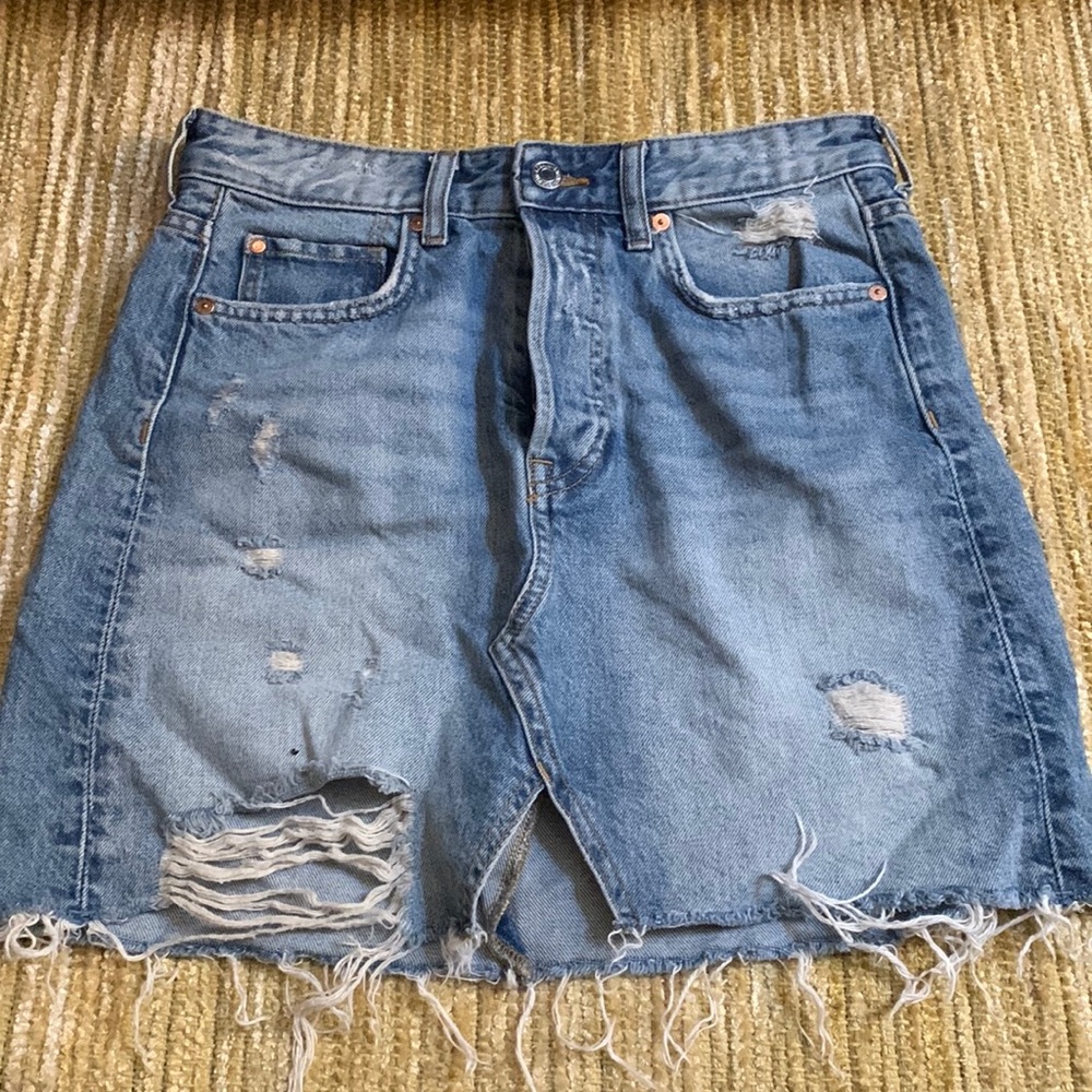 Mini Denim Skirt From H&M